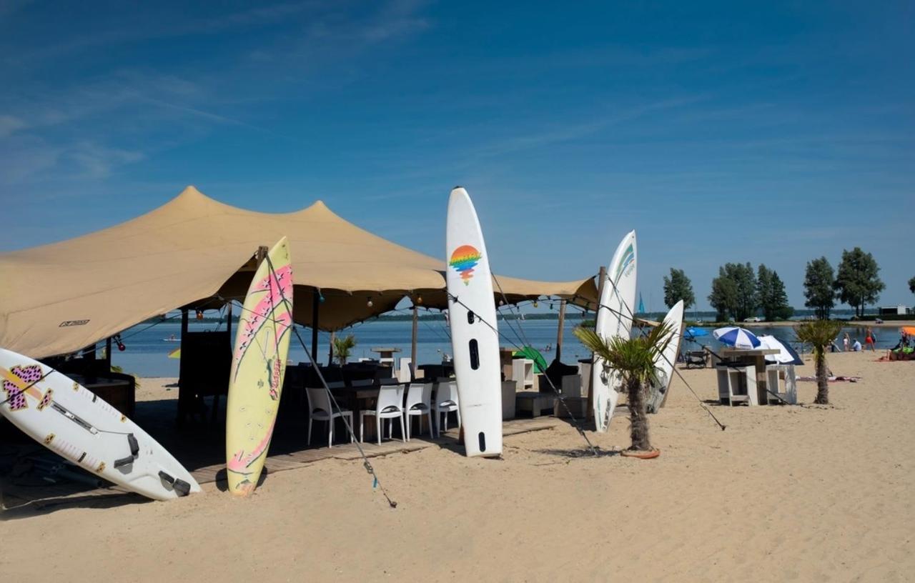 Luxus Cube Meerblick Veluwemeer Am Strand In Erster Reihe Hulshorst Εξωτερικό φωτογραφία