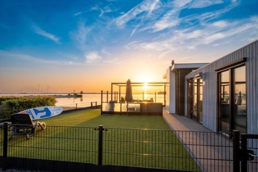 Luxus Cube Meerblick Veluwemeer Am Strand In Erster Reihe Hulshorst Εξωτερικό φωτογραφία