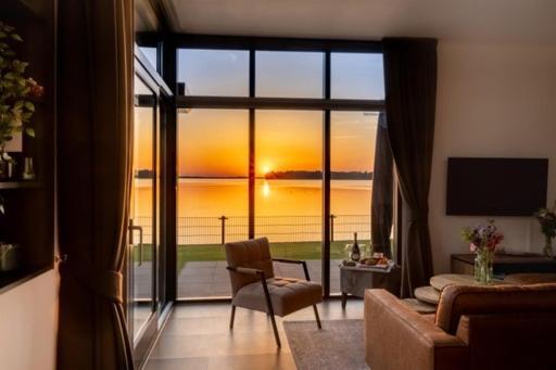 Luxus Cube Meerblick Veluwemeer Am Strand In Erster Reihe Hulshorst Εξωτερικό φωτογραφία